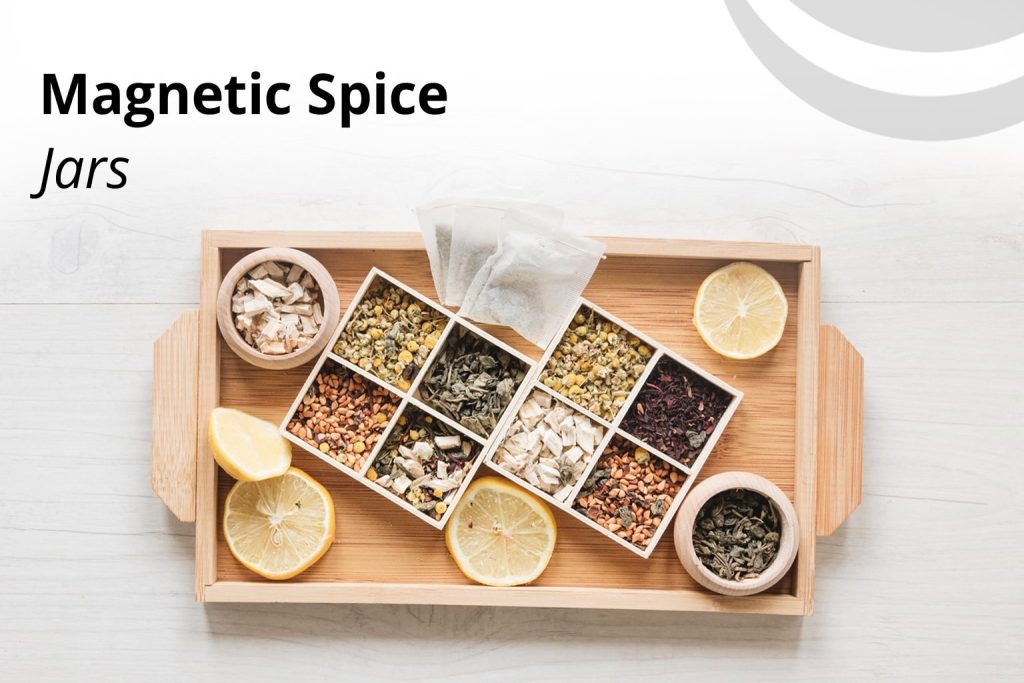 Magnetic Spice Jars