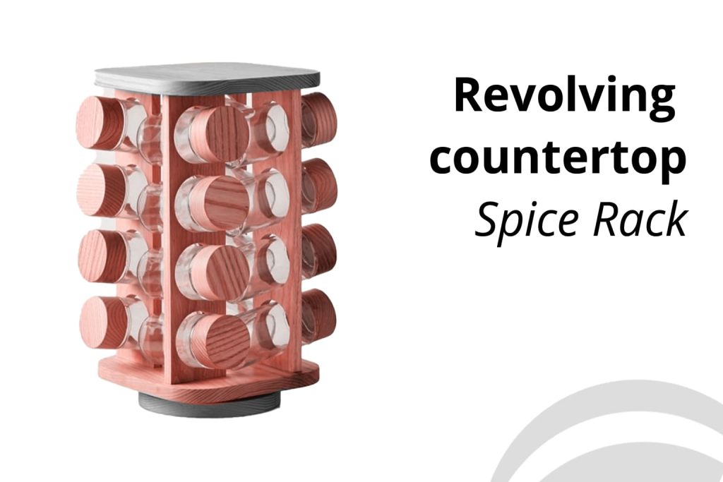 Revolving Countertop Spice Rack