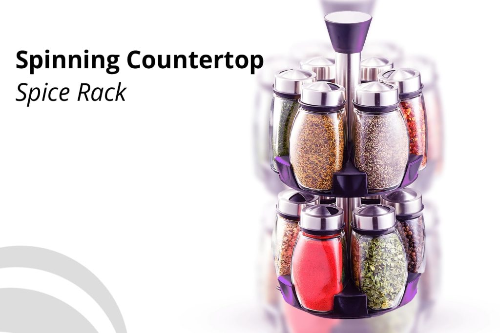 Spinning Countertop Spice Rack